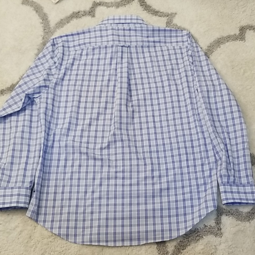 Nautica Plaid A Bit Trimmer Button Up Shir - Picture 6 of 8